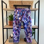 prAna  Mid-Rise Abstract Multicolor Capri Legging, S Photo 3