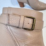 Gentle Souls  Tan Leather Ankle Boots Womens 8.5 Brinley Stacked Wood Heels Fall Photo 7