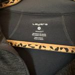 Layer 8 gray half zip top Photo 3