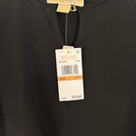 Michael Kors  Black Cap Sleeve‎ Blouse Relaxed Fit Photo 2