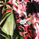 Ted Baker  Multicolor 'Sew in Love' Floral Print Knee-Length
Skirt sz 2 (USA 2-4) Photo 7