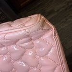 Betsey Johnson Pink Quilted Heart Handbag Photo 10