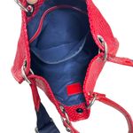 Dolce & Gabbana  Red Patent Leather Woven Tote Bag Archive Photo 9