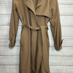 BLANK NYC TRENCH Coat in Road Trip Size MEDIUM KHAKI Photo 0