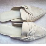 J.Crew  Pointed Toe Slip-On Loafers Beige Suede Knotted 9 Preppy Coastal Summer Photo 1