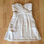 BCBGeneration NWT BCBGgeneration White Cut Out Strappless Dress Photo 10