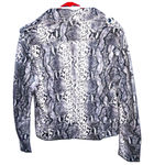 Philosophy  Faux Leather Snakeskin Moto Jacket Crop Edgy Layers Womens Medium Photo 1