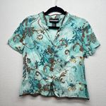 Requirements Y2K Bohemian Fairy Cottage Whimsy Womens Lightweight Top Sz Large Photo 0