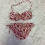 Victoria's Secret ‎ Pink and Yellow Floral Bikini Photo 5