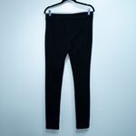 Diane Von Furstenberg  Black Lupa Side Zip Ankle Ponte Pants Size 10 Photo 4
