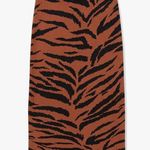 The Drop Iris 100% Cotton Knitted Midi Pencil Skirt Pull Photo 4