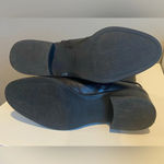 Franco Sarto Black Leather Cecily Riding Boots with Silver Buckle Size 7.5 Photo 7