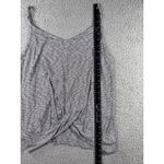 Kaileigh Vintage  Y2K Tank Top Women Large‎ Striped Pleated Front Boho Nautical Photo 3