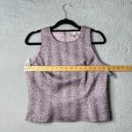 ZOLA EVENING Top Womens 10 Purple Lilac Sleeveless Sequin Top Wedding Dressy Photo 3