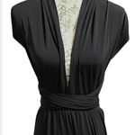 Saved by the Dress Trendy Black Infinity Wrap Jumpsuit Photo 12