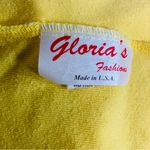 Vintage 70s Yellow Romper Terrycloth Size XL Photo 4