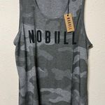 Nobull Gray Camouflage Muscle Tee Women’s Size Large Photo 0