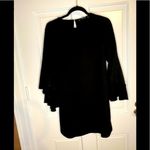 ZARA  Basics Black Dress with Flutter Sleev… Photo 1