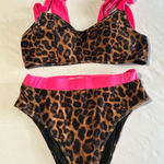 Southern Fried Chicks Leopard Print Bikini with Pink Accents Photo 0