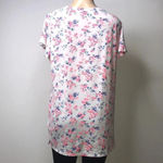 West Loop 2x$18  Size Large Multi Floral Print Tunic With Side Slits. New Photo 3