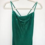 RHODE Jemima Maxi Dress Crushed Velvet Emerald NWT Size‎ 0 Green Size XL Photo 6
