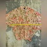 Women’s Floral DY Throw Over Pink Size undefined Photo 3