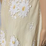 Odille from Anthropogie Embroidery and Floral Appliqué Dress size 6 White Photo 7