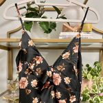 VICI Honey Tree Satin Floral Ruffle Maxi Dress Photo 8