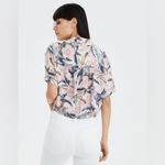 American Eagle  Outfitters Hawaiian tie front crop top Photo 1