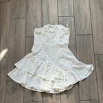 Cotton Candy Strapless White Dress Photo 5