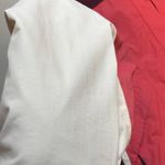 The North Face Hyvent Womens Large Pink White Hooded Full Zip Winter Warm Pocket Photo 4