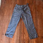 Caslon  tie waist chambray crop pants medium  Photo 0