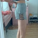 Urban Outfitters NWT high rise gingham cut out shorts Photo 1
