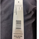 August Silk Drape Front Knit Cardigan – Women's XL Black Sheer Hem Rayon Spandex Photo 1