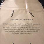 Ettika NWT  Set of 2 Hair Claws Gold Flecked Clear Acrylic Hair Clips Blue Pink Photo 4