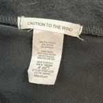 Caution to the Wind  Black Cropped Top Size Medium Photo 4