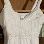 Japna White Crochet Bust Bohemian Jumpsuit Photo 5