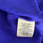 Moulinette Soeurs Anthropologie Blue Cold Shoulder Puff Sleeve Carina Dress XS Photo 11