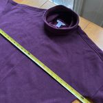 Athleta Cozy Karma Funnel Neck Sweatshirt Fleece Burgundy Pullover Top, Size S Photo 9