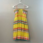 Anthropologie Leifsdottir ribboned Quilotoa multicolored strapless dress size 4 Photo 10