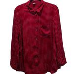 Old Navy XL Buffalo Plaid Buffalo Check Red and Black Shirt Photo 0