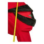 Ralph Lauren XL Red Cotton Black Velvet Knit Designer Womens Jacket Blazer Photo 7