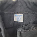 Champion  Reverse‎ Weave Black Logo Print Joggers size Small Fade Photo 5