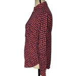 Gap The Shrunken Boyfriend Shirt Women's XS Pink Blue Long Sleeve Button Down Photo 1