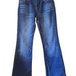 Baby Phat  90's Vintage Flare leg jeans Size 11 32in inseam high end denim Photo 0