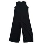 Eileen Fisher NEW Washable Ponte V-Neck Cropped Wide Leg Jumpsuit Black Size XXS Photo 8