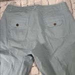 Fresh Produce  Safari Pedal Pushers Bermuda Shorts Bluish Green Pastel Teal sz XL Photo 11