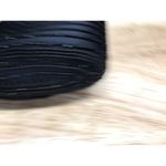 Vintage Hashimoto Women's Black Beaded Chain Strap Embellished Shoulder Bag Photo 7