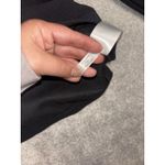 Madewell Crepe Square Neck Puff Sleeve Top Size Medium Black Photo 6