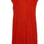 Lulus Happy Glow Lucky Orange Lace Midi Dress Photo 2